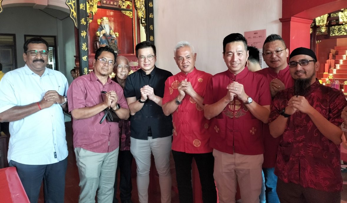 (大北马)槟伊党领袖出席张氏清河堂新春团拜