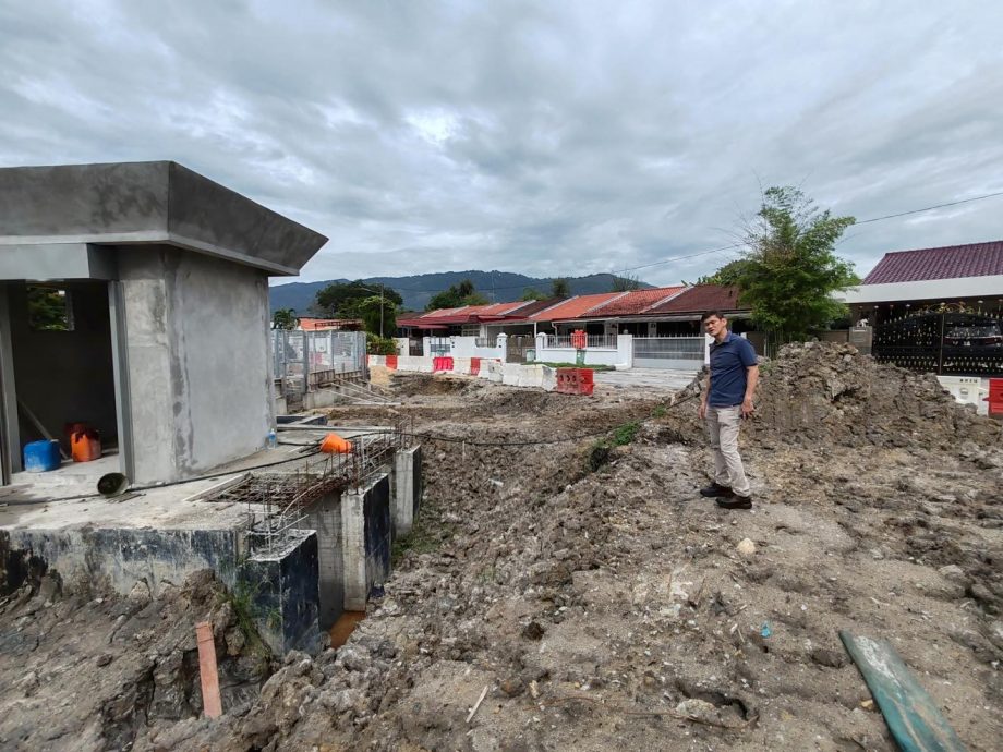 (大北马)蓄水池工程再展至4月 王耶宗望尽早完工解决困扰闪电水灾