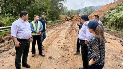 金马利通根地咬路料本周内通车 清理工作近完成