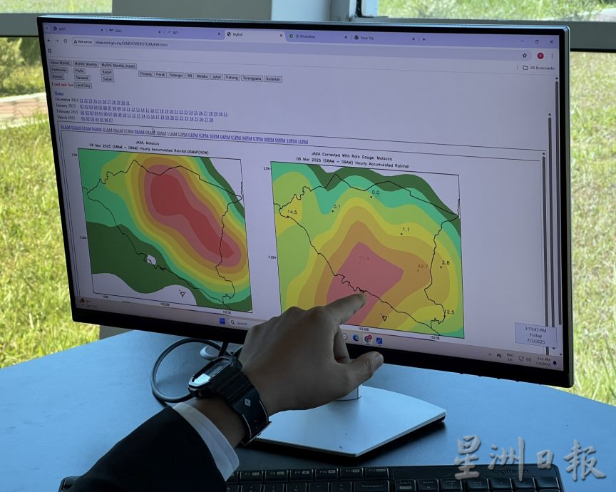 1天降雨量达1个月85%预测雨量·造成6日多处水灾