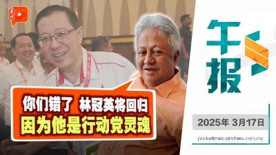 “林冠英将回归” 前部长再益：他是行动党灵魂 