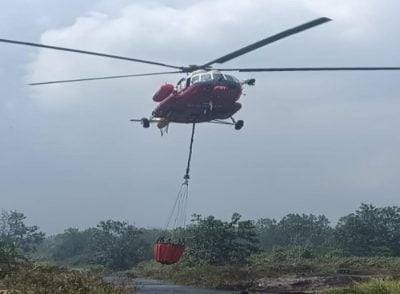 北根林火持续扩大至106公顷