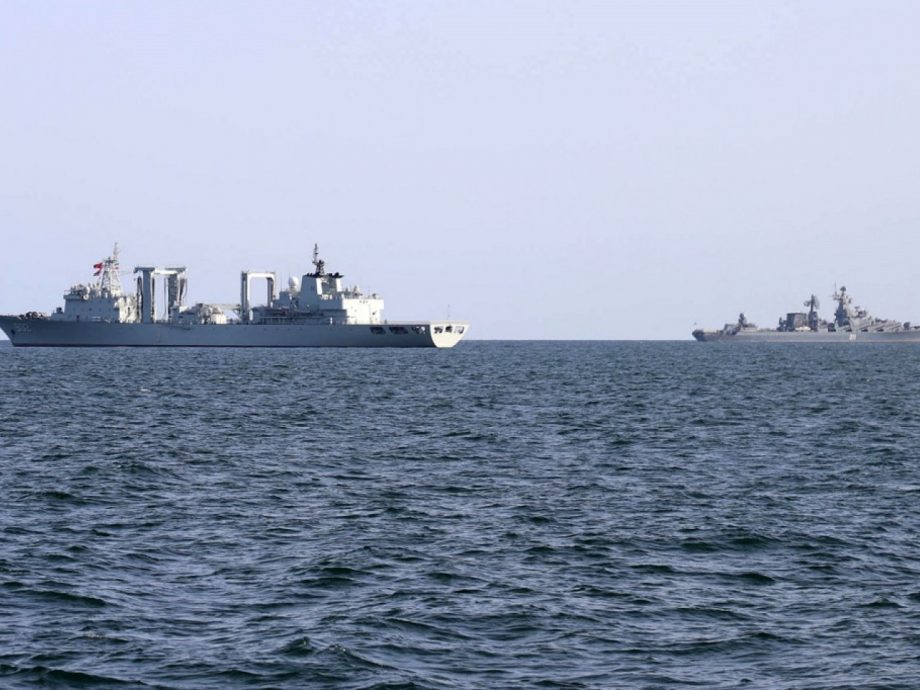 中国国防部：中伊俄海军本月将举行联合演习