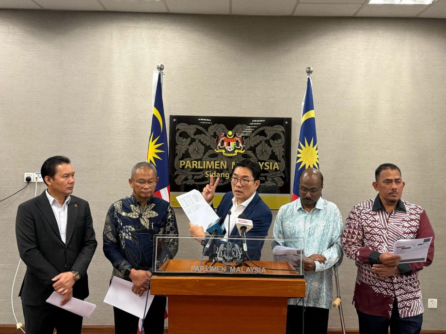 亿佩/公正党峇央峇鲁国会议员沈志勤联同4名上议员文告
