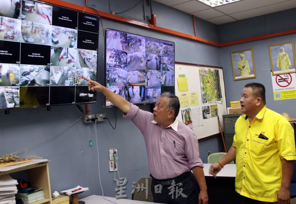 供星洲网：芙蓉公市安装近100架闭路电视，加强安全保障