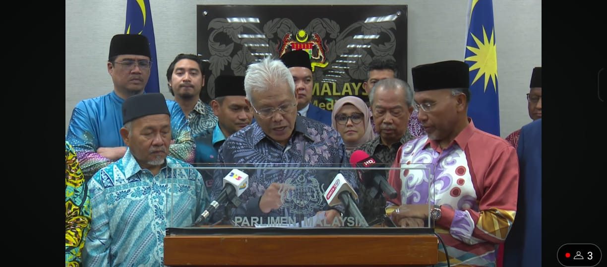 国会反对党领袖韩沙再努丁新闻发布会