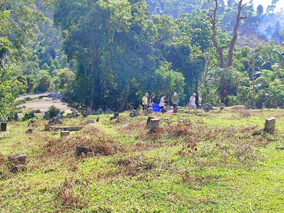 太平广东福建义山 展开除草工作迎扫墓