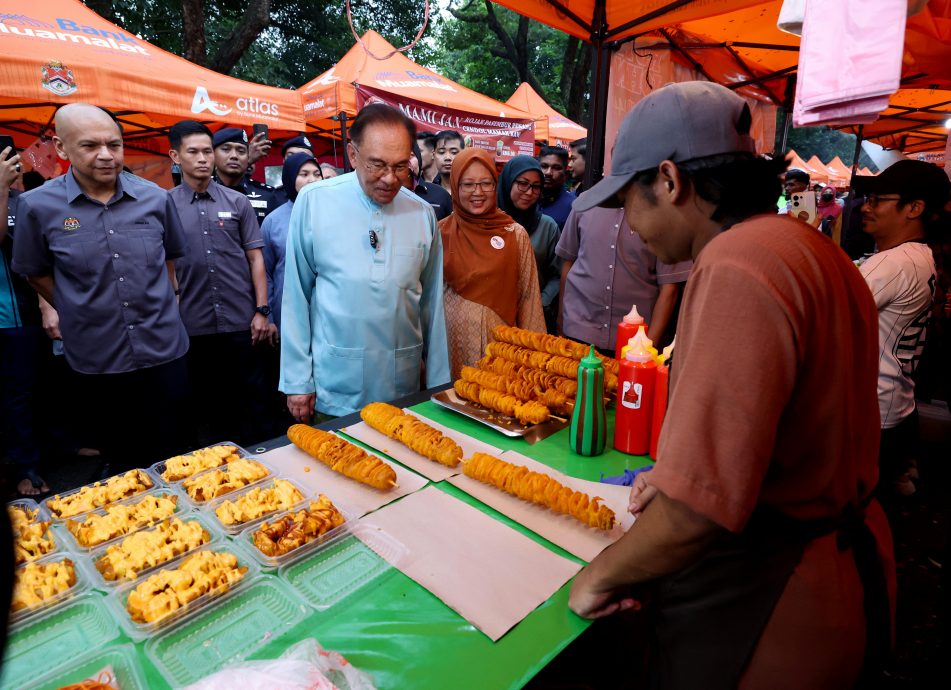 安华突访城市花园的斋戒月市集/亿佩处理