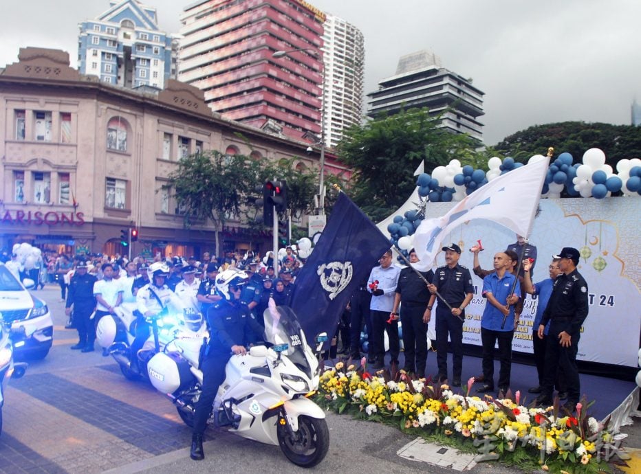 已签发//“保持精神及警惕 勿紧贴前车”·安全行动24周六开跑 警促民众小心开车