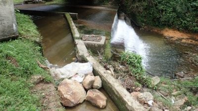 引拉律山水入太平湖 防湖水逢旱季干涸