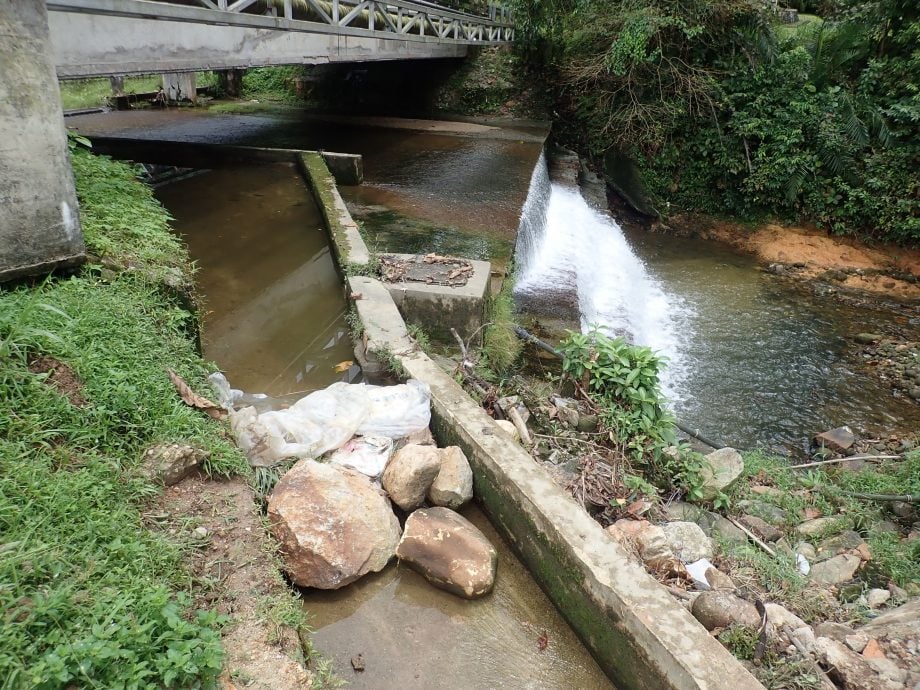 引拉律山水入太平湖 防湖水逢旱季干涸