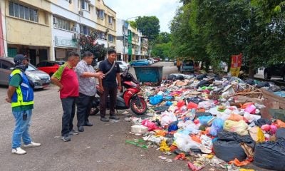 锡米山工业区非法垃圾   3垃圾车也装不完