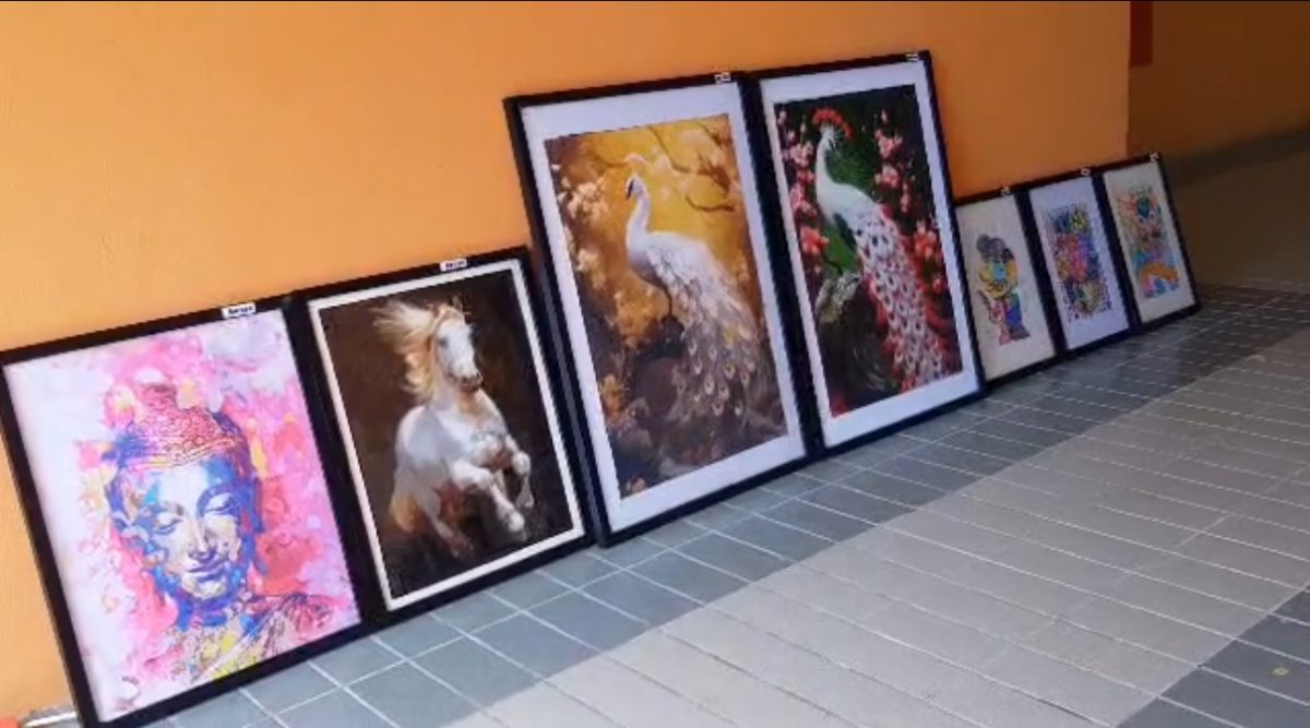 暖势力/天赋惊人充满想象力  星儿用画笔连接外界