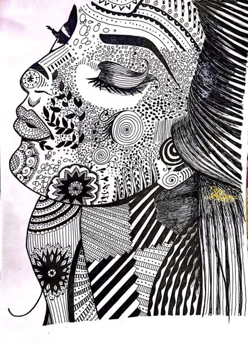 暖势力/天赋惊人充满想象力  星儿用画笔连接外界