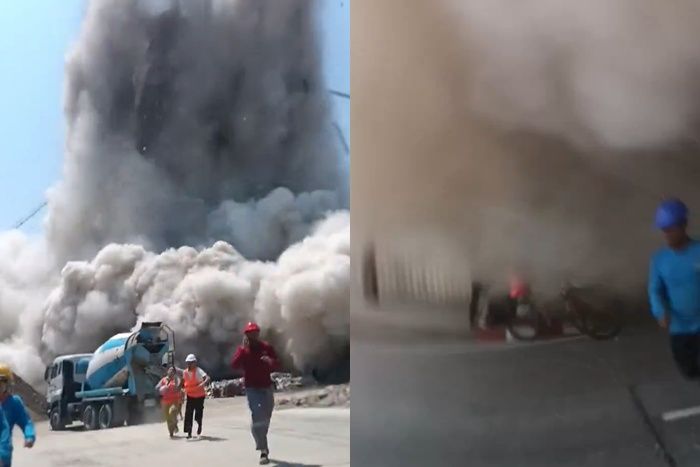 曼谷大楼震垮“仅7人逃出”　43人受困待救