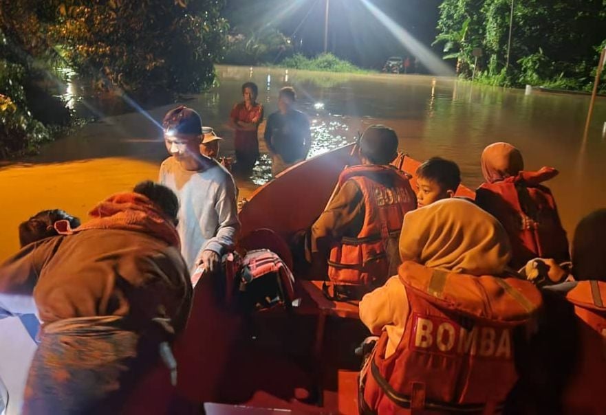 沙巴今年第3度大规模水灾  上千村民疏散