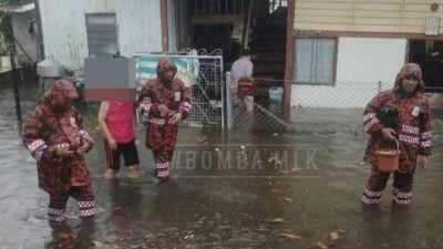 清晨大雨致淹水  消拯展开救援行动