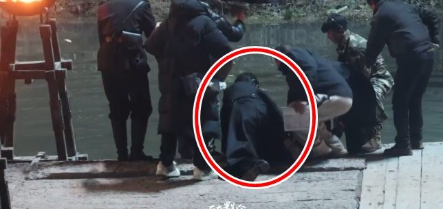 片场爆落水意外 丁禹兮急冲上前救人