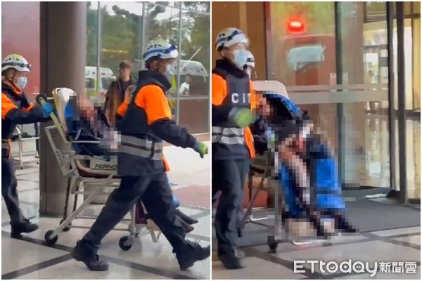 科技公司老板砍人再自伤 口吐鲜血头垂担架边送院