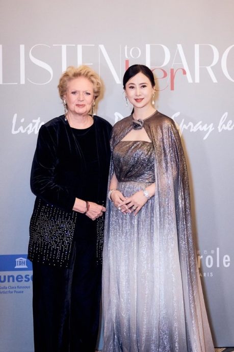 翁虹赴巴黎参与国际交流 遇拿破仑后裔赞亲切