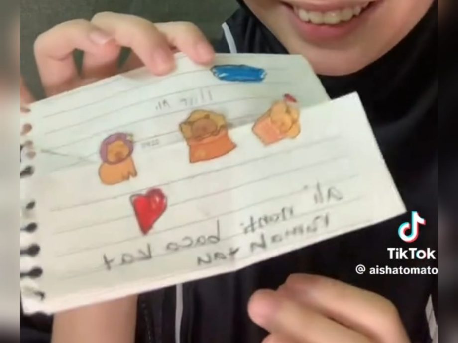 视频|二年级收同班同学情书 唤“baby”还写带色内容