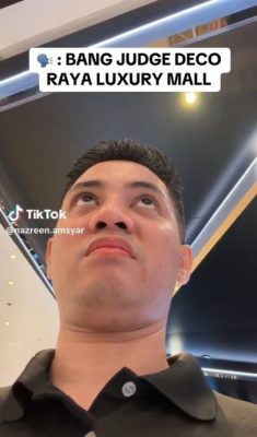 视频|男子批评商场布置不用心 开斋节装饰不如圣诞隆重