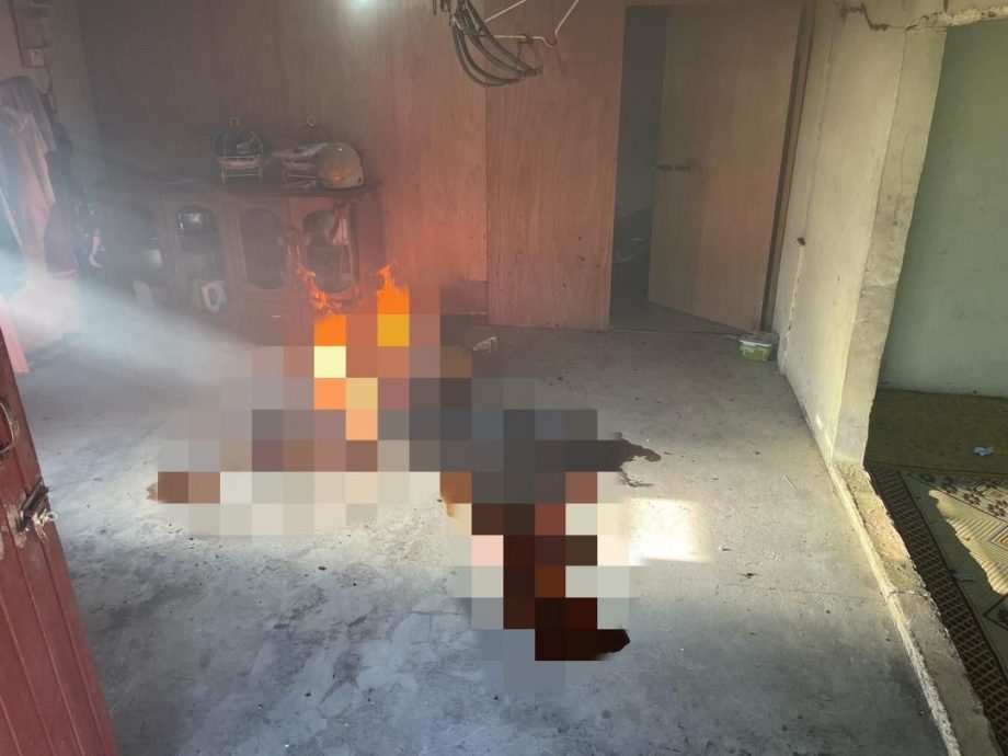 （全国）儿杀母烧人案：警方证实嫌犯用铁锤把死者至伤，再焚烧致死