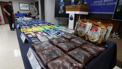 国民饮料被冒用包装毒品   柔警破获近700万各类毒品