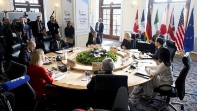 G7外长会联合声明艰难出炉 一致支持乌克兰领土完整