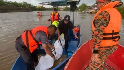 河边冲凉遭冲走失踪．兄遗体寻获 妹下落不明