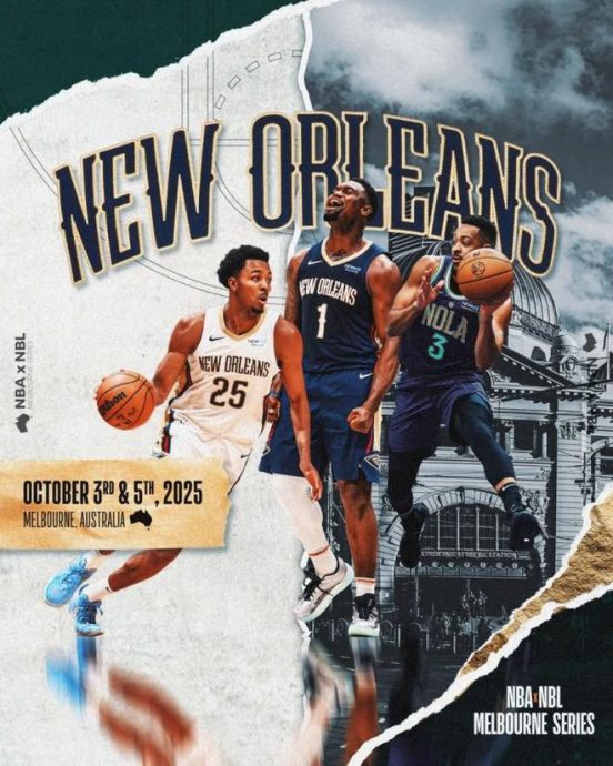 NBA季前赛首次移师澳洲  鹈鹕10月对阵2支NBL队