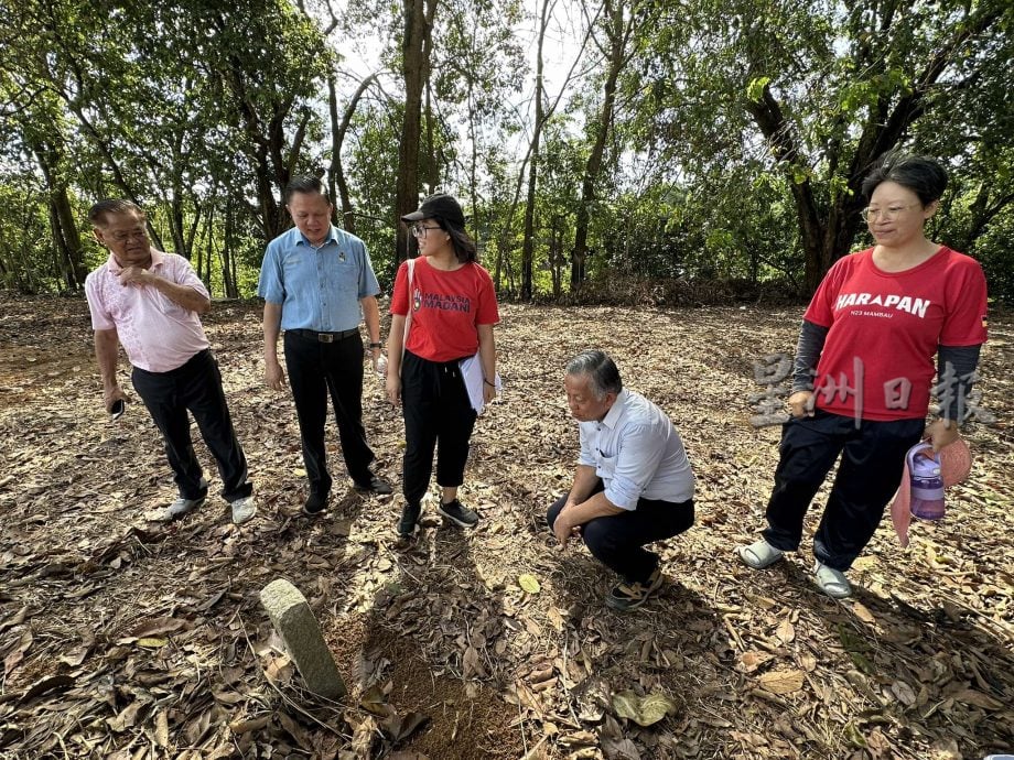 万茂华人义山清理完成，大伯公金身开光迎清明节