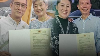 一对兄弟台妻喜获公民权 齐声欢呼：我们可以投票了！