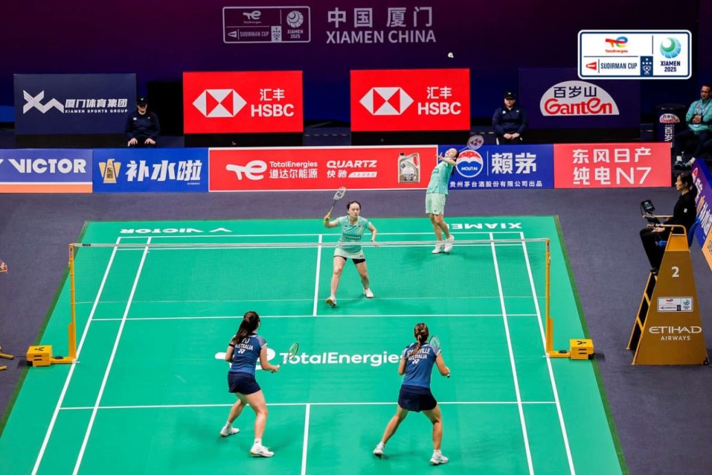 2025年苏迪曼杯羽球赛| 双双小组2连胜锁定8强  马（日）争夺盟主