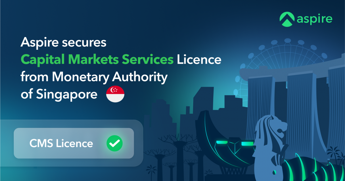 Aspire Secures Capital Markets Services Licence from Monetary Authority of Singapore
