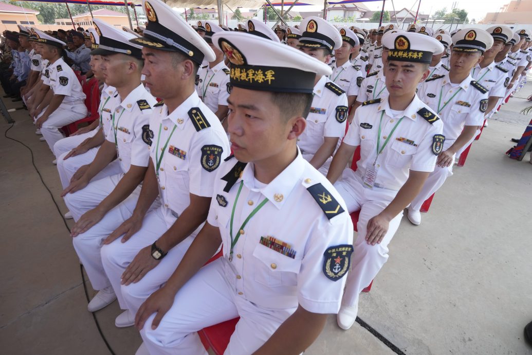 中国援建柬云壤海军基地完成升级改造启用