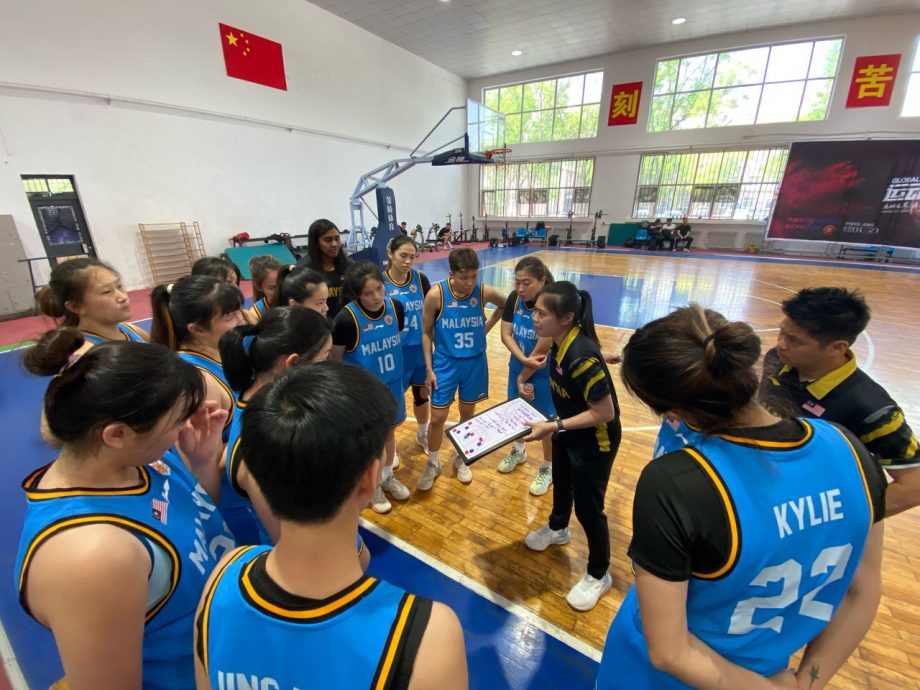 中国河北之行5战全胜  大马女篮收获丰