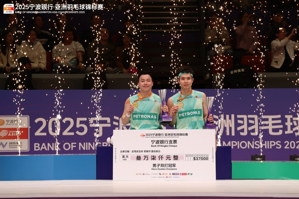 亚洲羽球锦标赛|夺冠收获16万3000令吉  谢苏：终于走出奥运后低谷迎突破