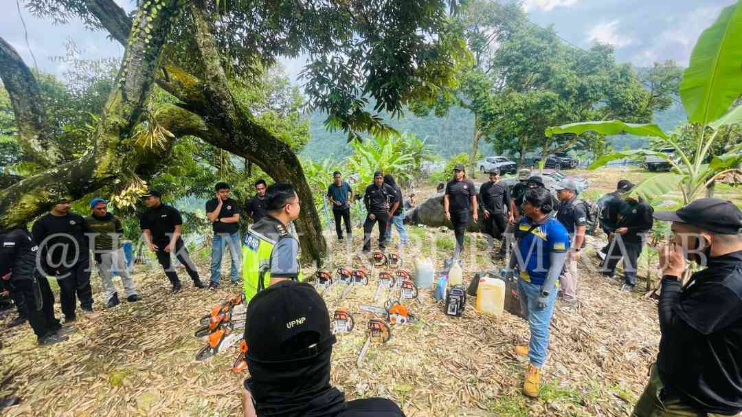 全国：彭亨州政府摧毁猫山王非法芭行动，料将长达一个月