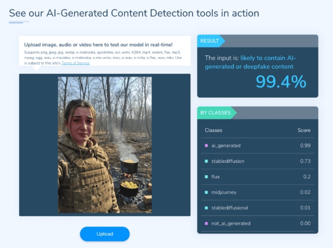 全国:求真:乌克兰前线断粮?查核中心:实为AI生成图像