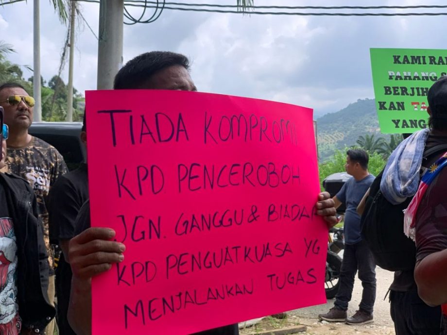 全:8个非政府组织公开表态支持彭州政府,对劳勿双溪吉流猫山王非法芭展开的执法行动,并建议政府动用SOSMA对付“阻差办公”者。