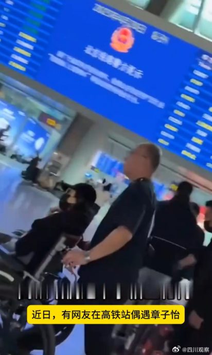 华表奖上被电线绊倒重摔 章子怡需坐轮椅养伤