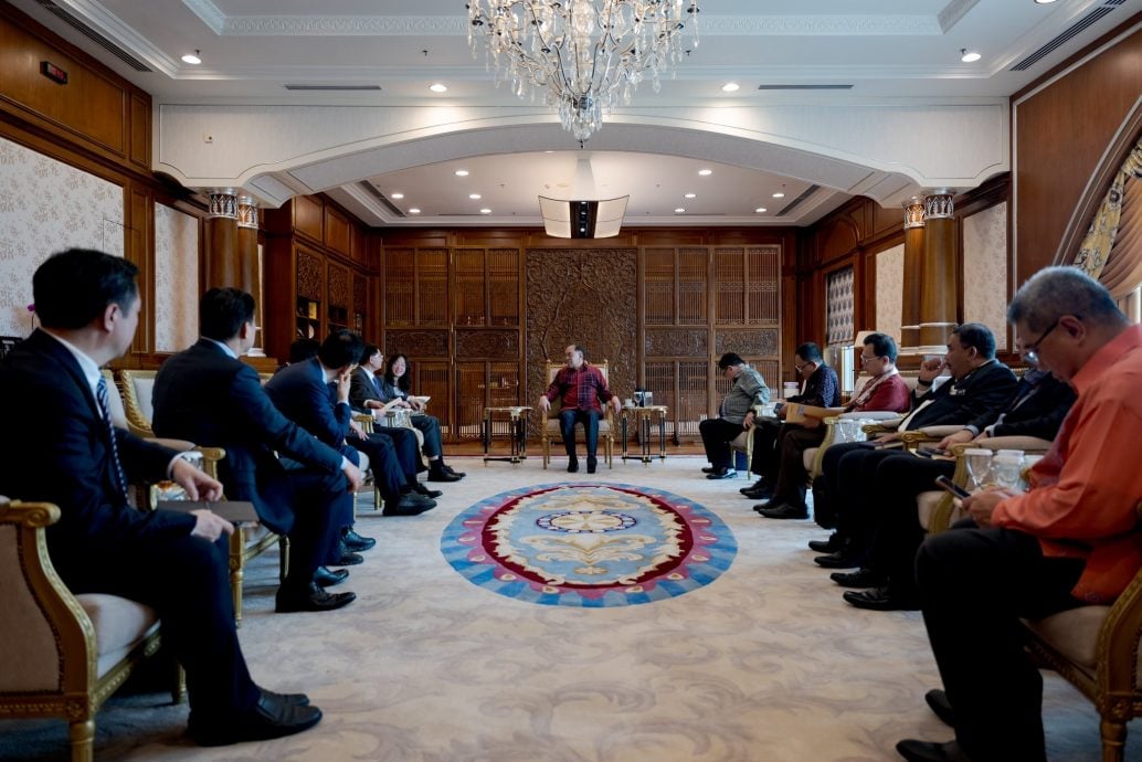 即时国内∕安华接见蓝天立 盼习访马推动马中关系再跃进