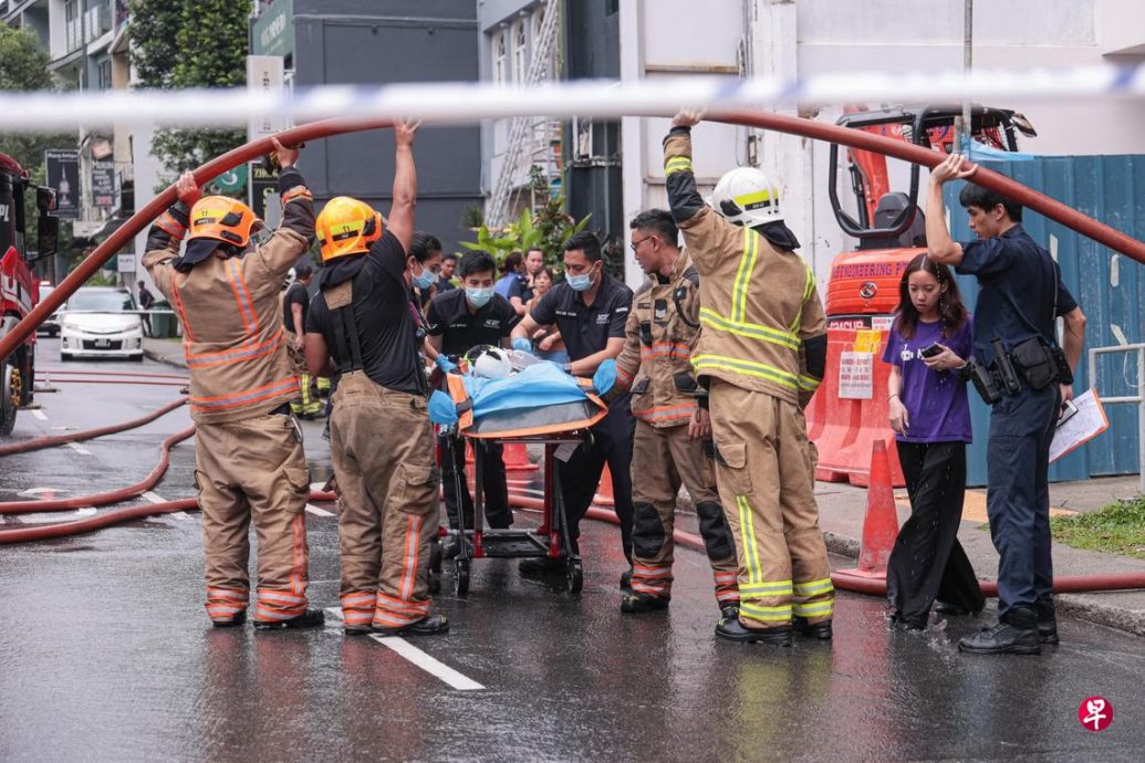 **即时国际**国:狮城教育中心大火客工接力救 1童不幸亡19人伤