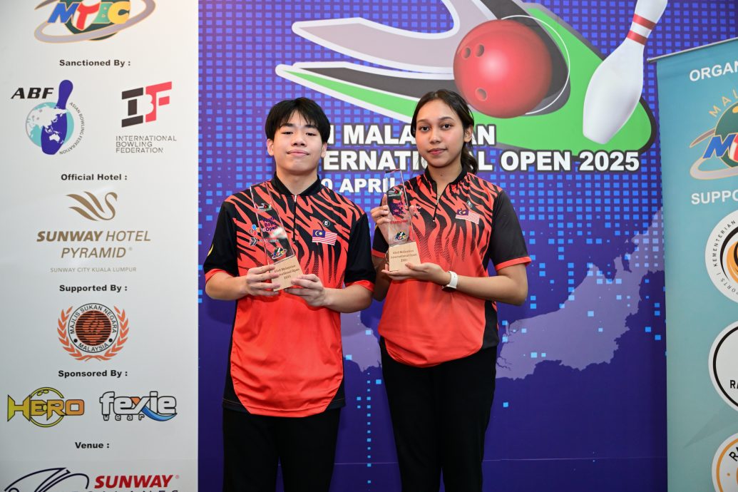 大马保龄球公开赛| 男女青年组  吴政铭 阿达妮雅夺冠