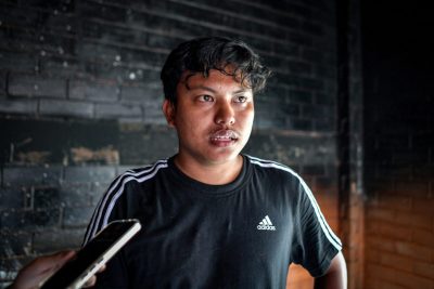 布特拉高原气爆|灾区现场大扫除