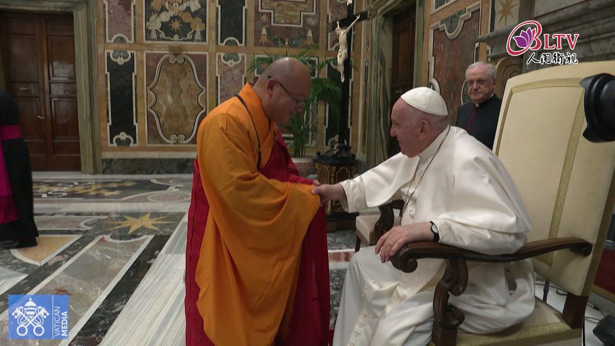 心保和尚缅怀教宗方济各辞世