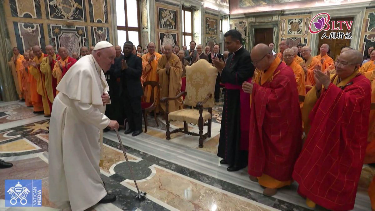 心保和尚缅怀教宗方济各辞世