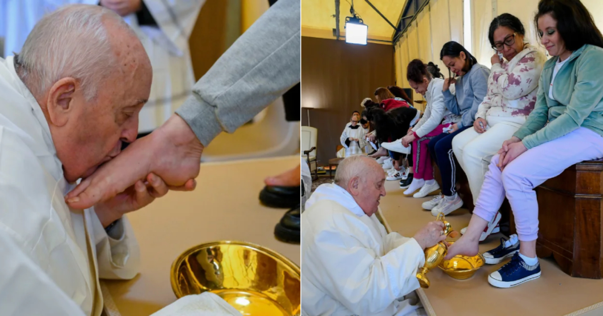 方济各:弱势群体守护者 曾为囚犯洗脚