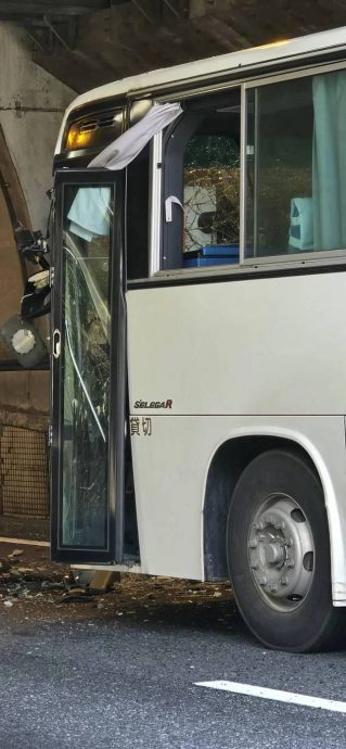 日本观光巴士连环撞 马新港台游客47伤